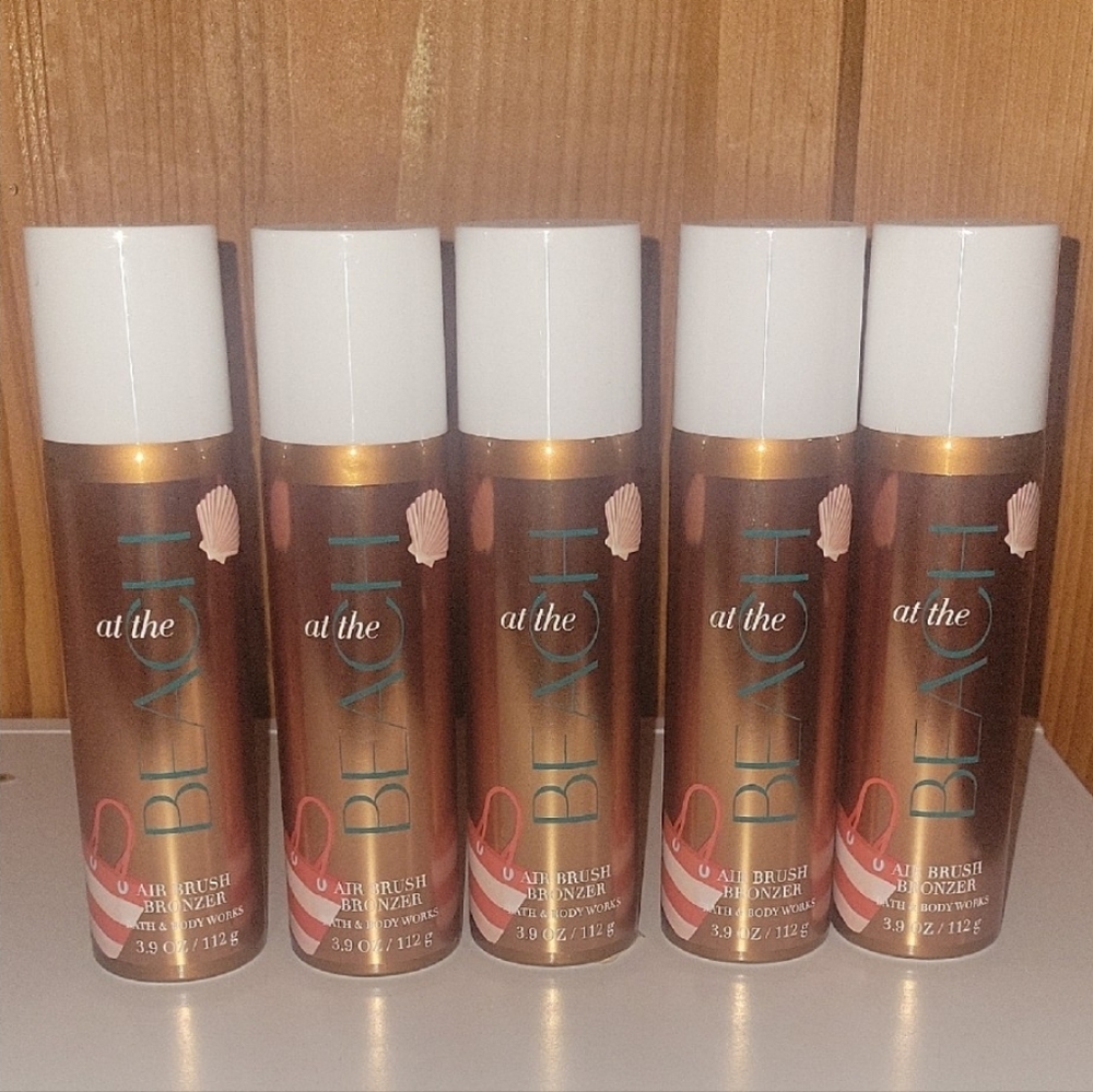 Set Of FIVE Bath & Body Works At The Beach Airbrush Bronzer
